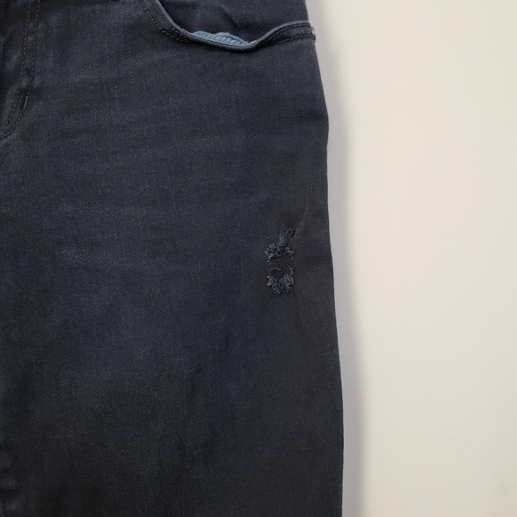 CABI Black Distressed Jeans - Picture 2 of 7